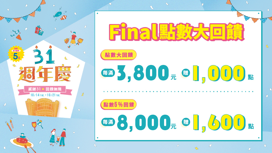 Final 點數大回饋