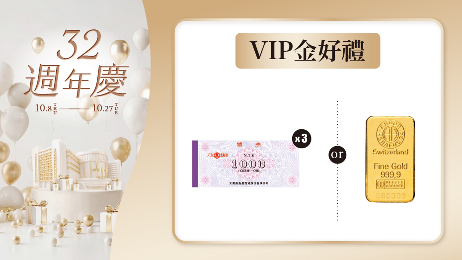 VIP頂級回饋