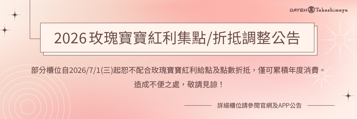 點數調整公告